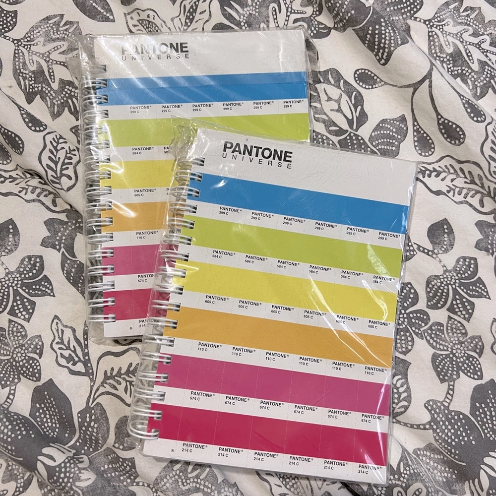 Pair of Pantone Notebooks